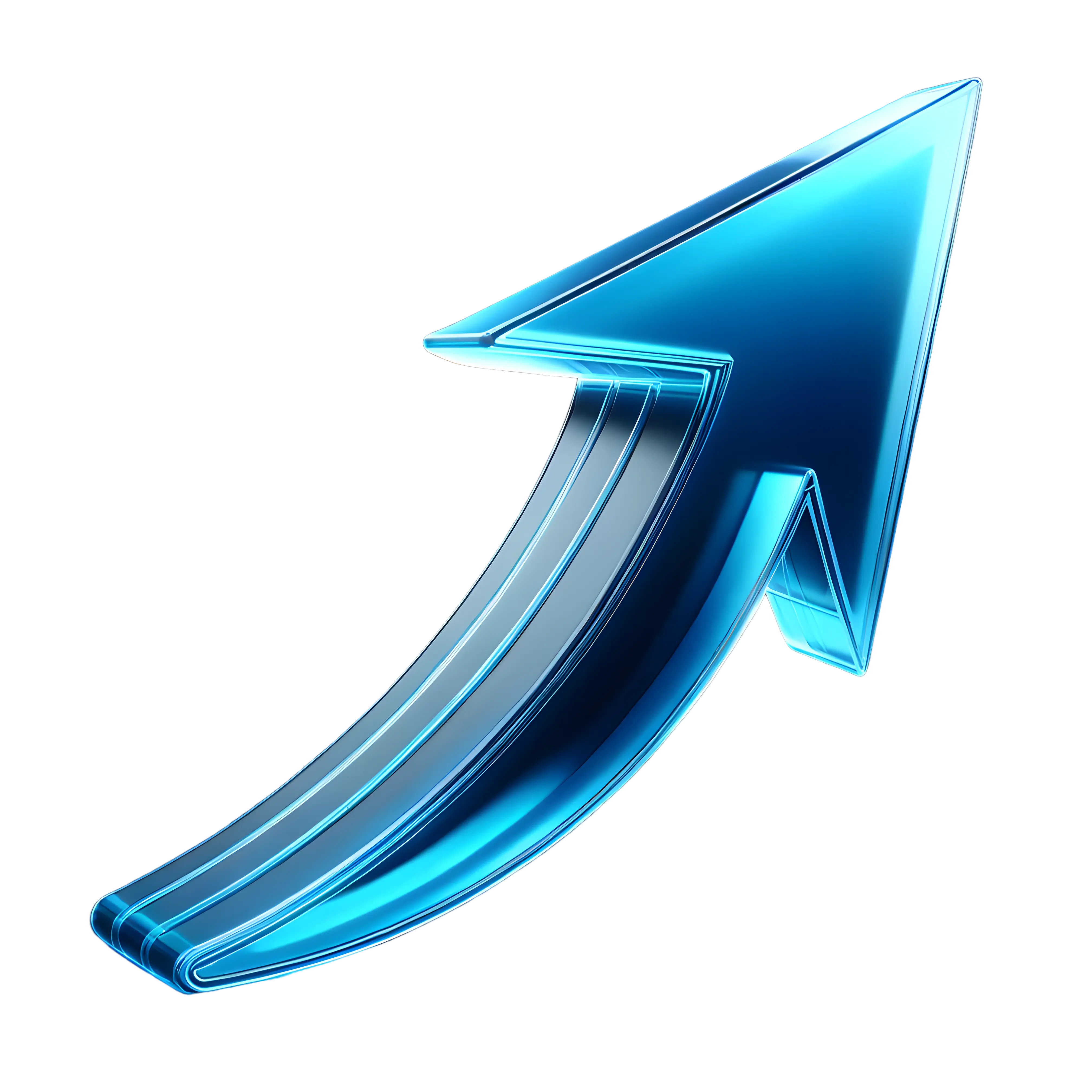 Blue Arrow Icon