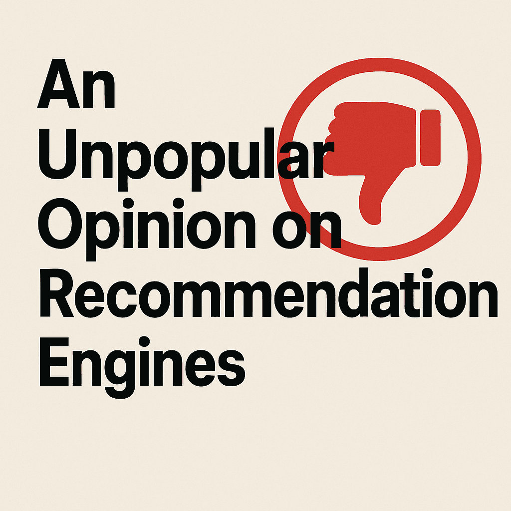 The Case Against Over-Optimising Recommendation Engines
